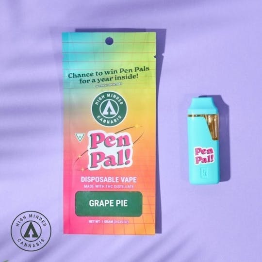 High Minded - Grape Pie - 1g Pen Pal - 1