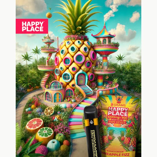 Happy Place - Pineapple Fizz - 2 Gram ALL-IN-ONE - 1