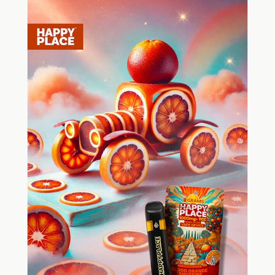 Happy Place - Blood Orange Tangerine - 2 Gram - ALL-IN-ONE - 1