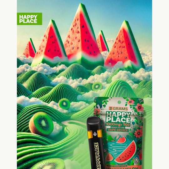 Happy Place - Kiwi Watermelon - 2 Gram - ALL-IN-ONE - 1