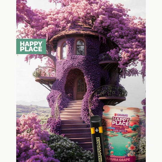 Happy Place - Sakura Grape - 2 GRAM - ALL-IN-ONE - 1