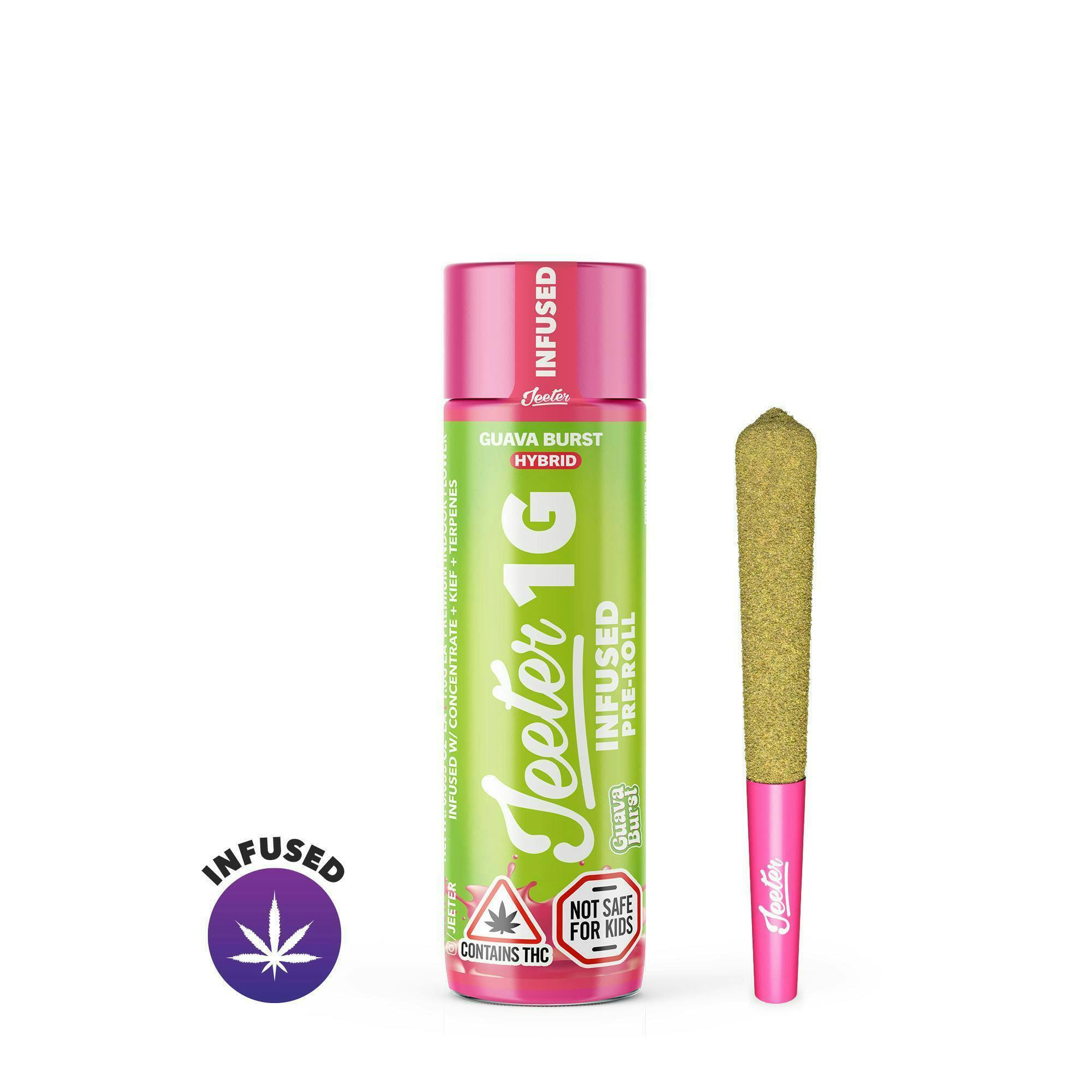 Jeeter - Jeeter | Guava Burst | Infused Joint | 1g - 1