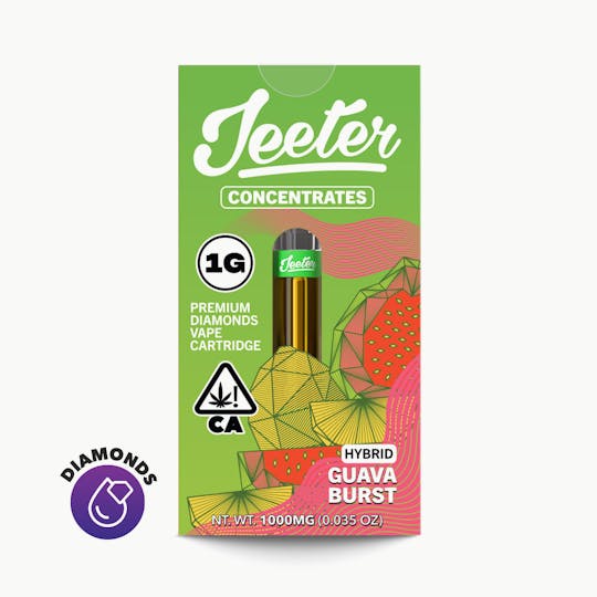 Jeeter - Jeeter Concentrates Diamonds Vape Cartridge - Guava Burst - 1