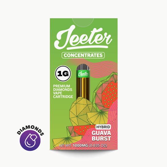Jeeter - Jeeter Concentrates Diamonds Vape Cartridge - Guava Burst - 1