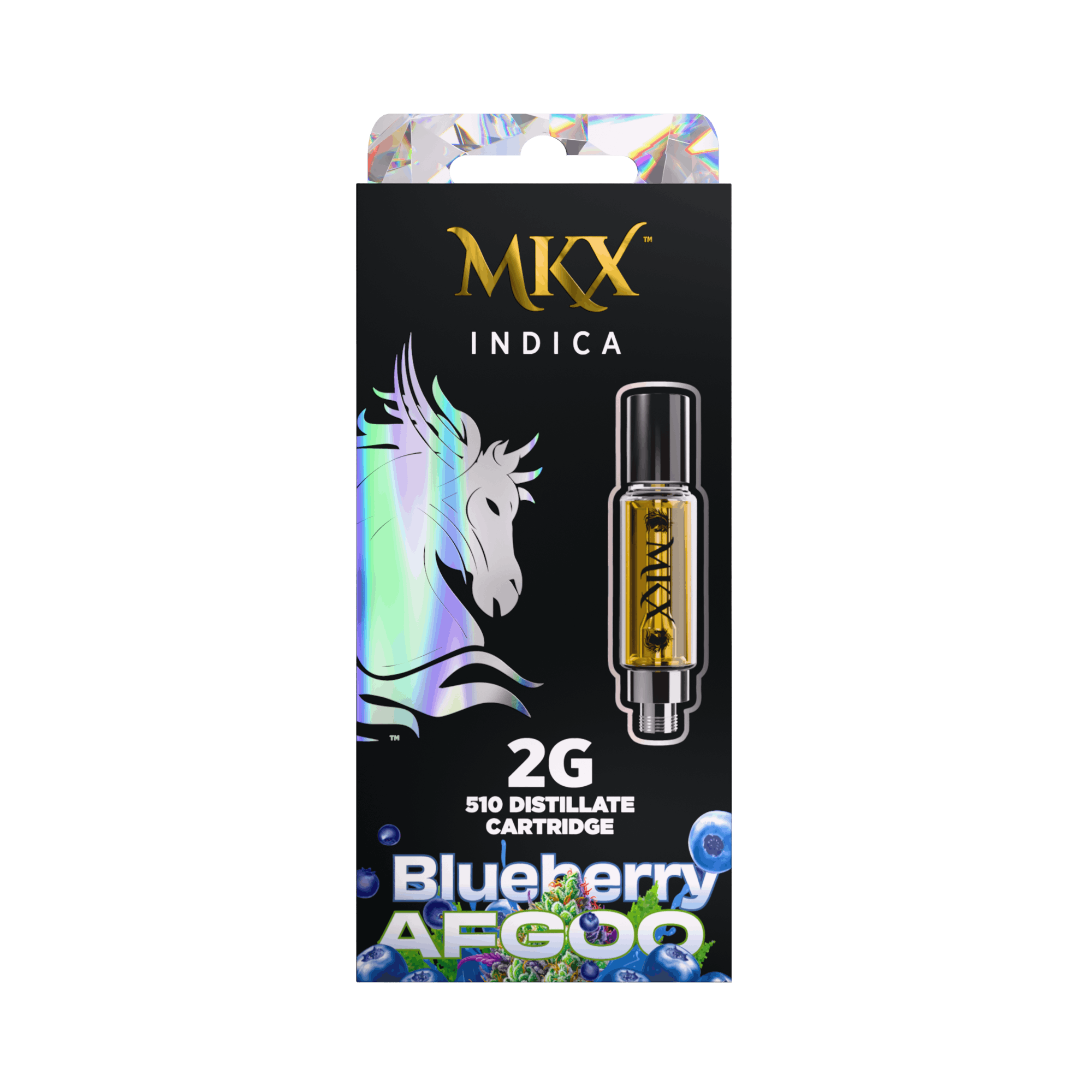 MKX Oil Co - MKX | Blueberry Afgoo | 2g | Cartridge - 1