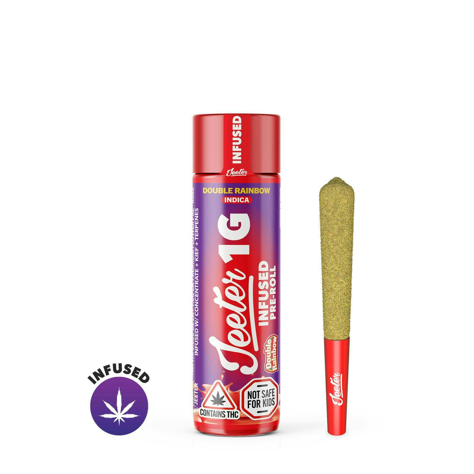Jeeter - Jeeter | Double Rainbow | Infused Joint | 1g - 1