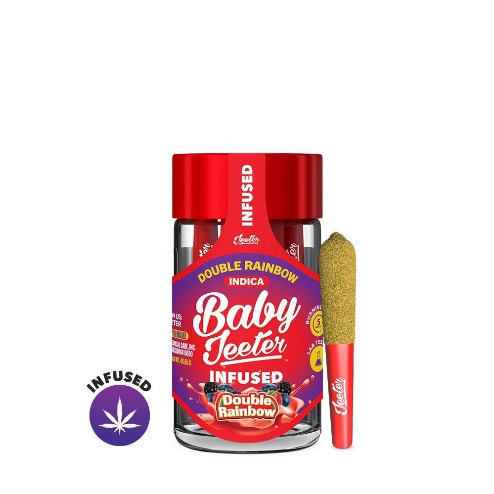 Jeeter - Jeeter | Double Rainbow | Baby Infused Minis | 0.5g each | 5pk - 1