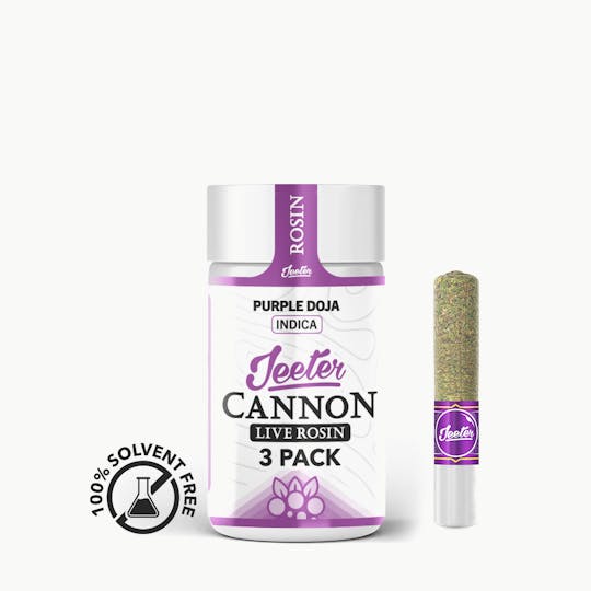 Jeeter - Jeeter Cannon Live Rosin - 3 Pack - Purple Doja - 1