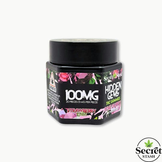 Secret Stash - Hidden Gems | THC | Strawberry Kiwi | 100mg - 1