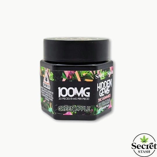 Secret Stash - Hidden Gems | THC | Green Apple | 100mg - 1