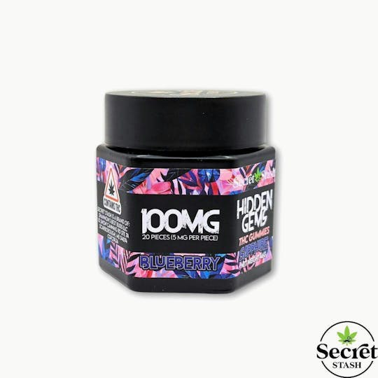 Secret Stash - Hidden Gems | THC | Blueberry | 100mg - 1