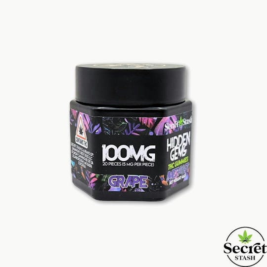 Secret Stash - Hidden Gems | THC | Grape | 100mg - 1