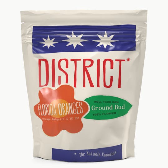 District Cannabis - Florida Oranges Ground Bud 14g - 1