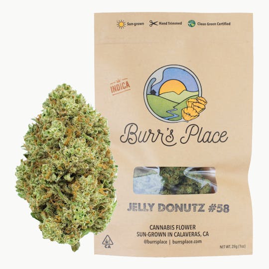 Burr's Place - Burr’s Place | Jelly Donutz - 28g Bag (Indica) - 1
