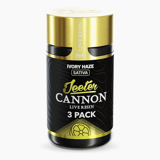 Jeeter - Jeeter | Ivory Haze | Live Resin Cannons | Infused Minis | 0.5g each | 3pk - 1