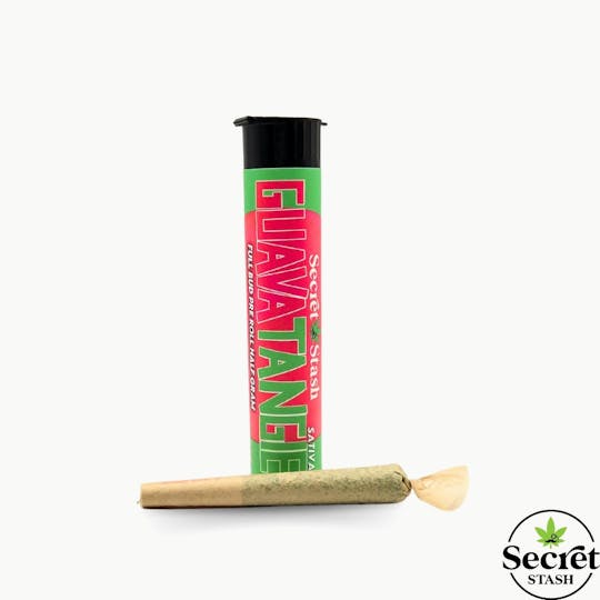 Secret Stash - Secret Stash | Full Bud Pre Roll | Guava Tangie | Half Gram - 1
