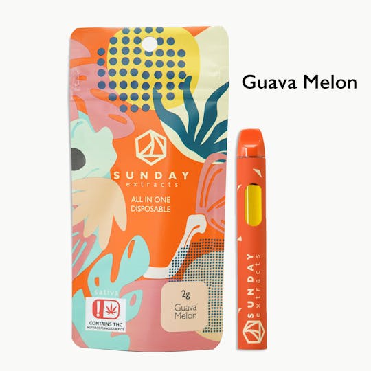 Sunday Extracts - 2g All in One Guava Melon - 1