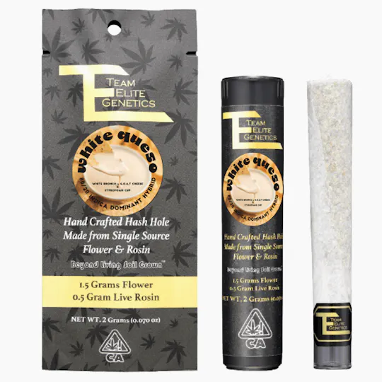 Team Elite Genetics - White Queso | Hash Hole Infused Joint | 2g - 1