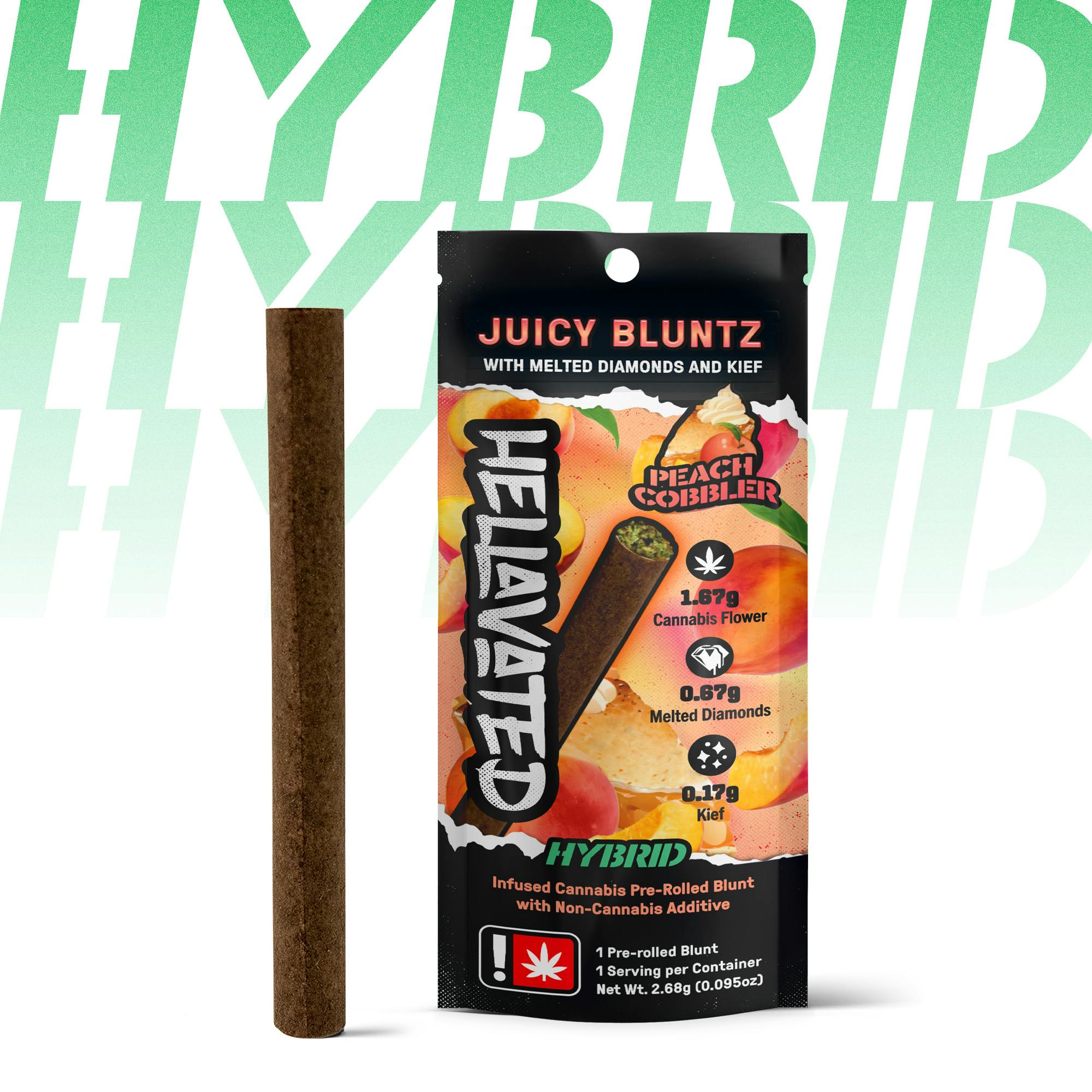 Hellavated - Peach Cobbler Juicy Bluntz 2.5g - 1