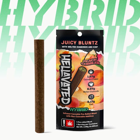 Hellavated - Peach Cobbler Juicy Bluntz 2.5g - 1