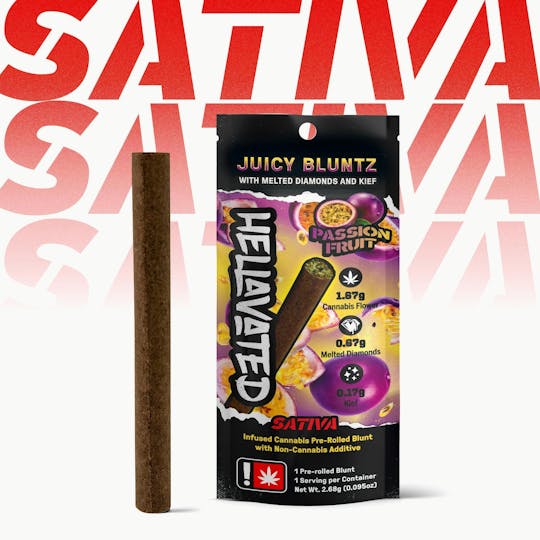 Hellavated - Passion Fruit Juicy Bluntz 2.5g - 1