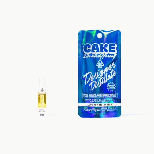 CAKE she hits different - Love Potion - 1g - Indica- Cartridge - 1