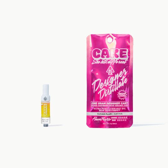 CAKE she hits different - Sugar Plum - 1g - Sativa- Cartridge - 1