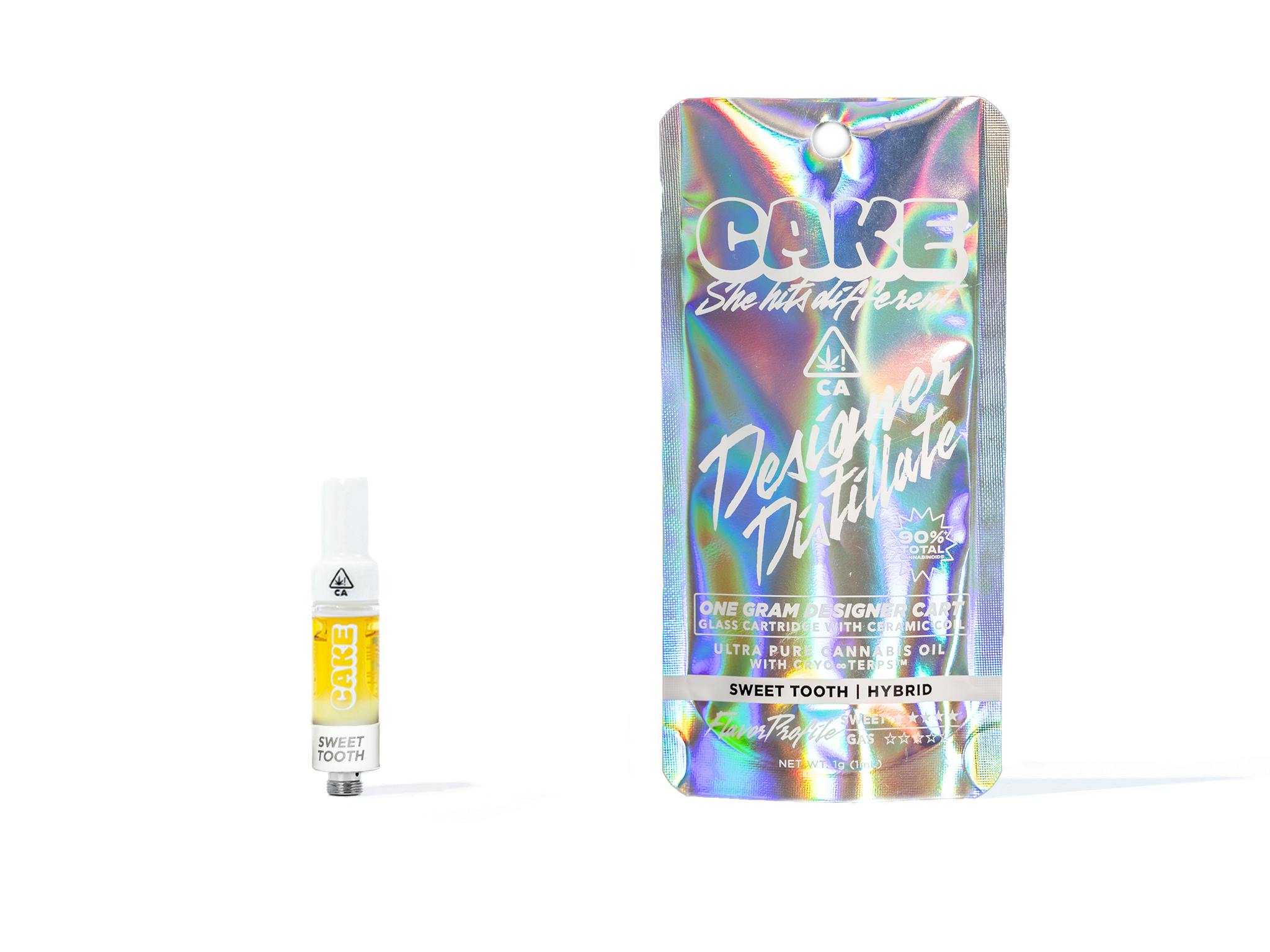 CAKE she hits different - Sweet Tooth - 1g - Hybrid- Cartridge - 1