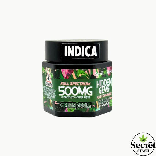 Secret Stash - Hidden Gems | Hash | Green Apple | Indica | 500mg - 1