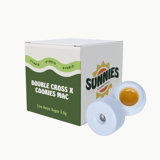 SunMed Growers - Double Cross x Cookies Mac Live Resin Sugar 3.5g - 1
