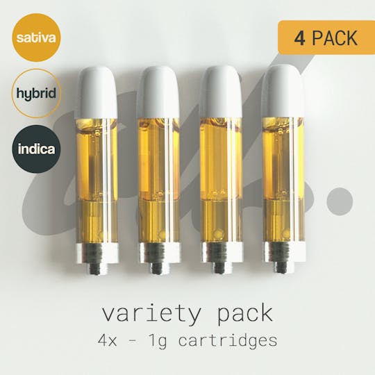 Craft Concentrates - Oil Cartridge VARIETY PACK (4 - 1000mg carts) - 1