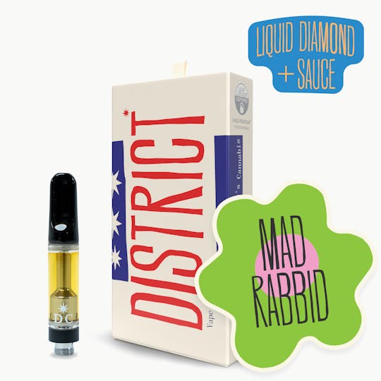 District Cannabis - Mad Rabbid Liquid Diamonds and Sauce Cartridge - 1