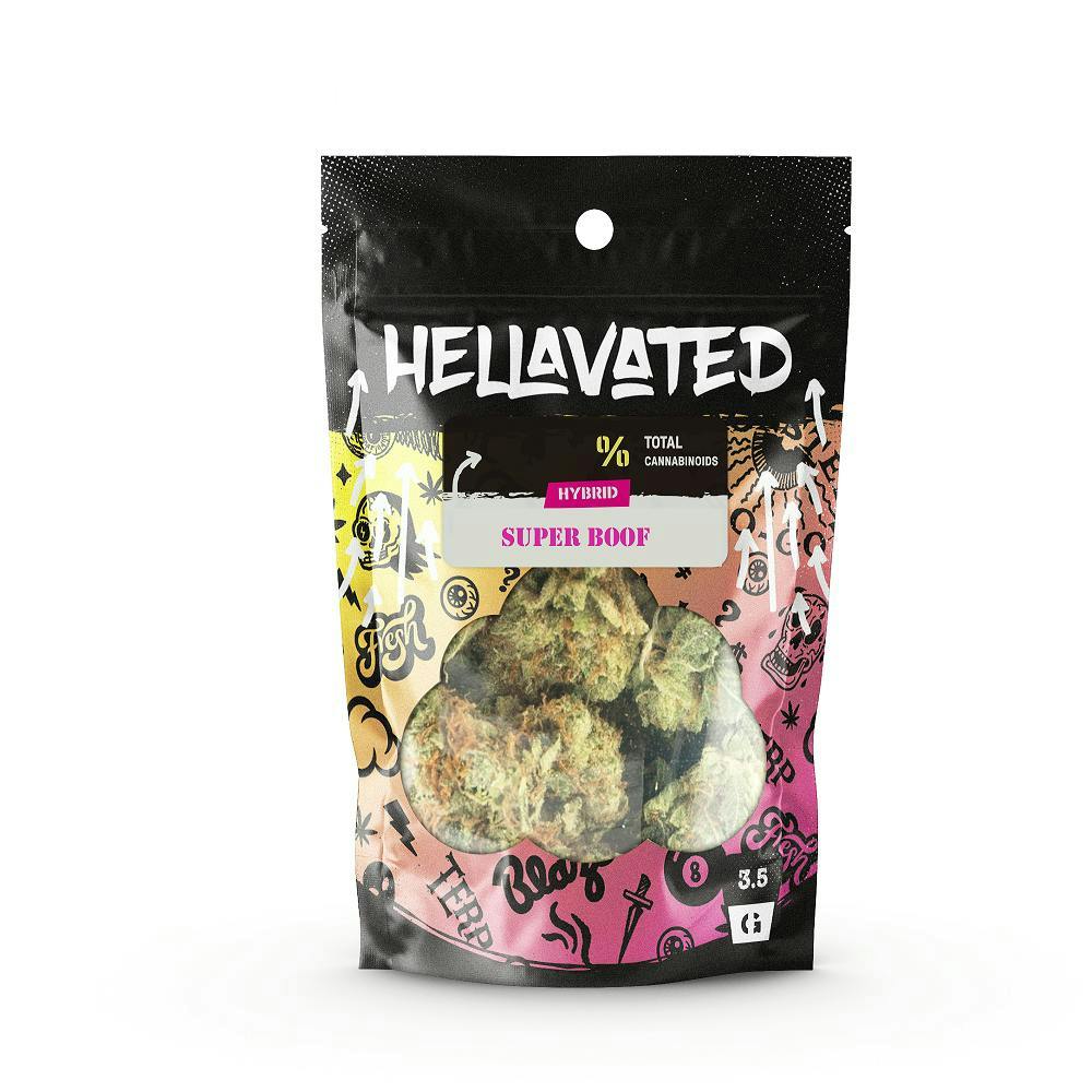 Hellavated - Super Boof Just Budz 3.5g - 1