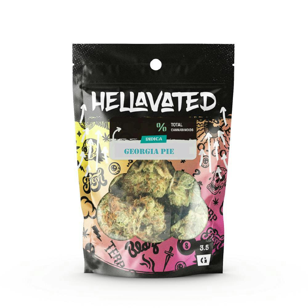 Hellavated - Georgia Pie Just Budz 3.5g - 1