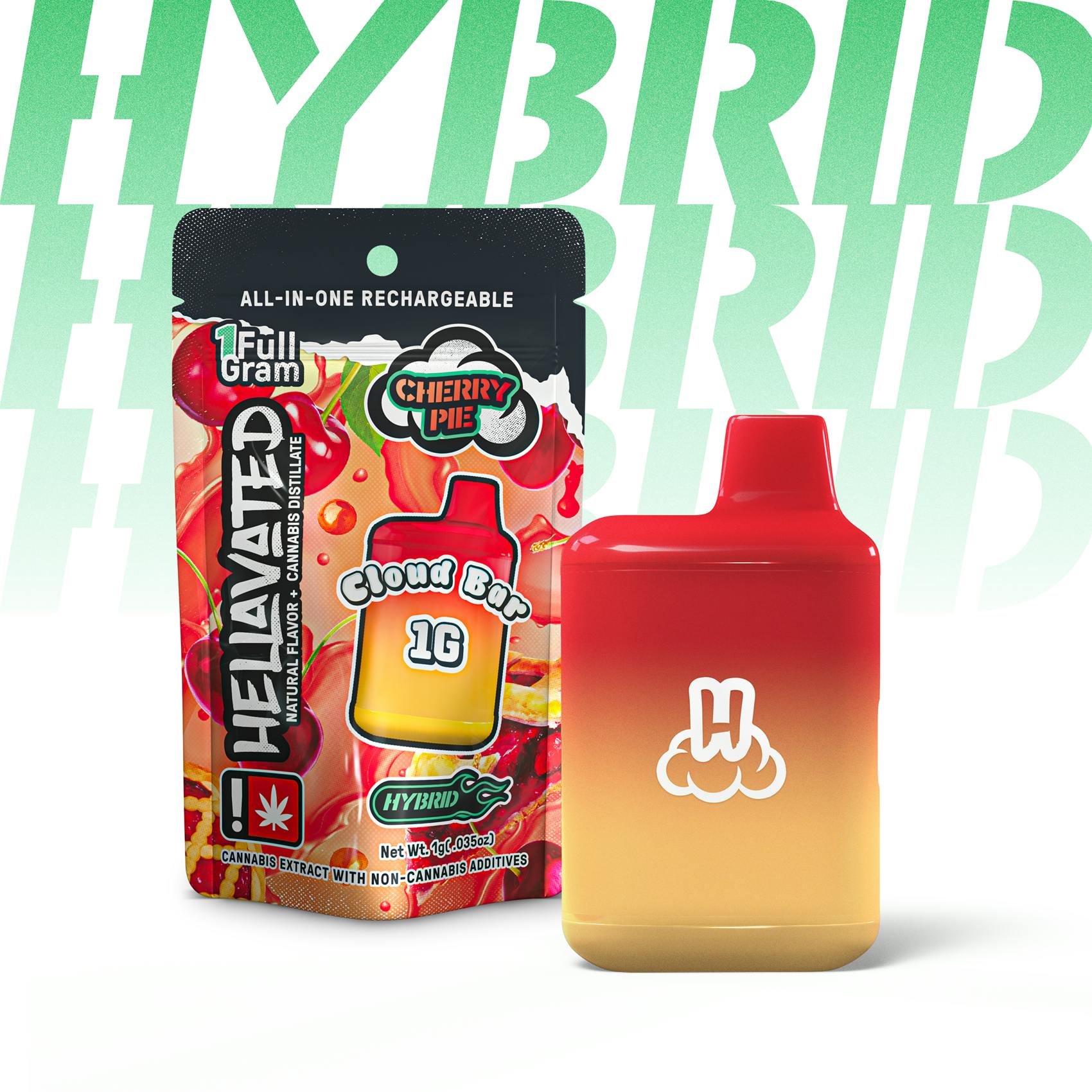 Hellavated - Cherry Pie Cloud Bar 1g - 1
