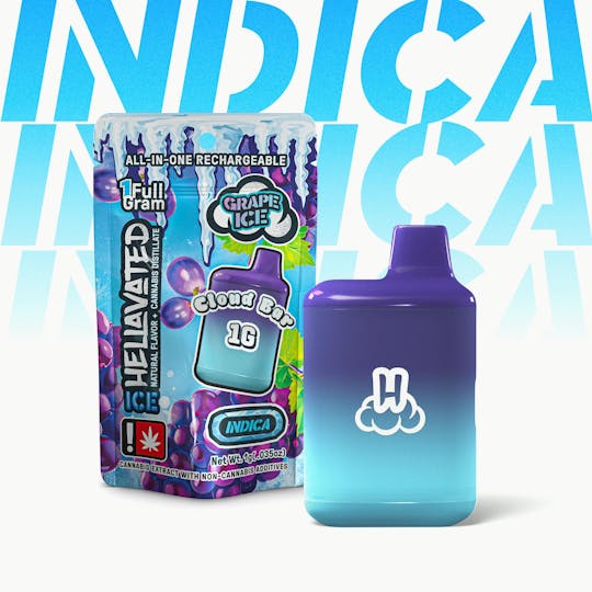 Hellavated - Grape Ice Cloud Bar 1g - 1