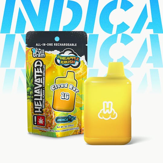Hellavated - Pineapple Krush Cloud Bar 1g - 1