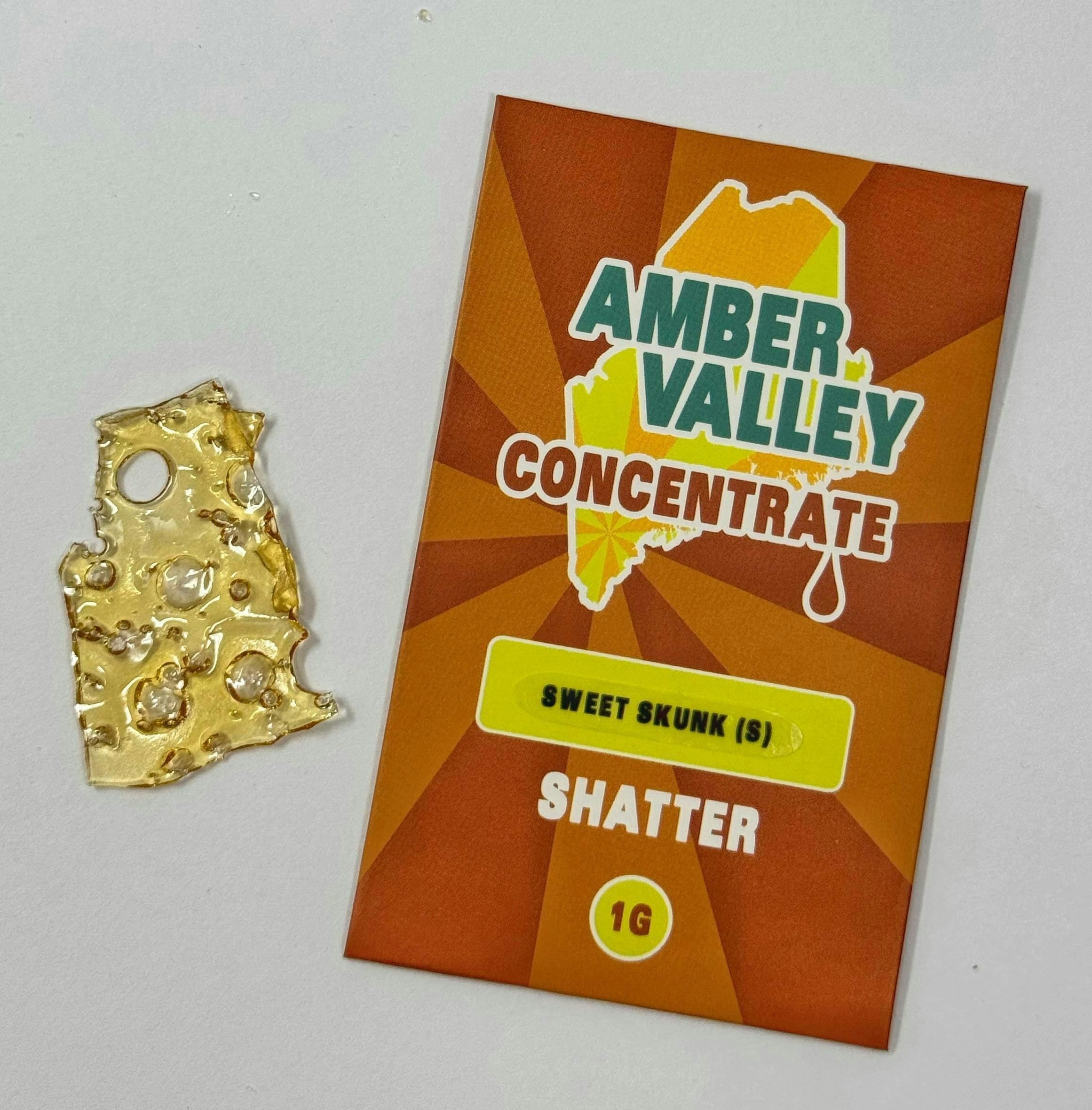 Amber Valley - Amber Valley Shatter 1g - Sweet Skunk (S) - 1