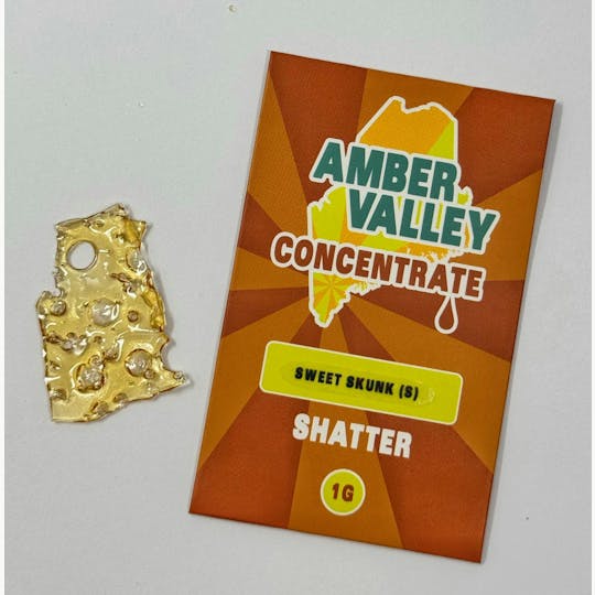Amber Valley - Amber Valley Shatter 1g - Sweet Skunk (S) - 1