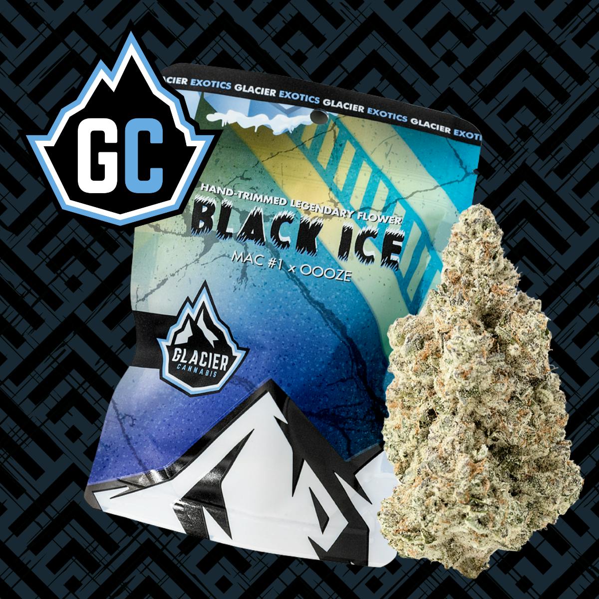 Glacier Cannabis - Glacier Cannabis | Black Ice | Prepacked Flower | 3.5g - 1