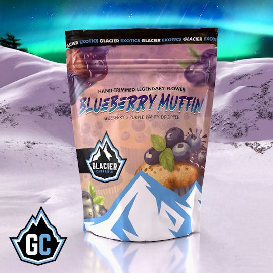 Glacier Cannabis - Glacier | Blueberry Muffin 8th Prepack 3.5g Legendary Hand-Trimmed Flower - 1