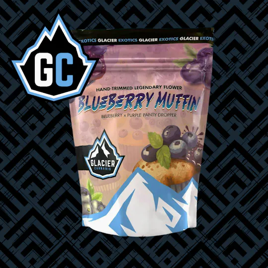 Glacier Cannabis - Glacier Cannabis | Blueberry Muffin | Prepacked Flower | 3.5g - 1