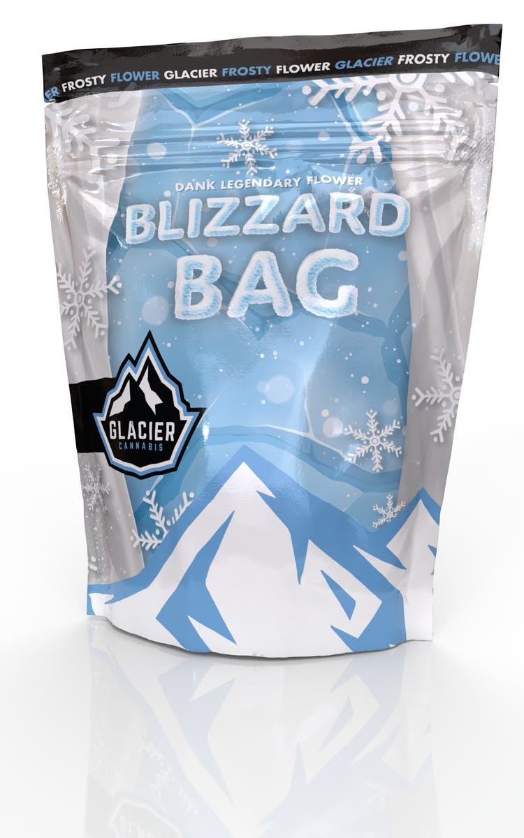 Glacier Cannabis - Glacier | Dante's Inferno Blizzard Bag 7g Prepack Frosty Legendary Flower - 1