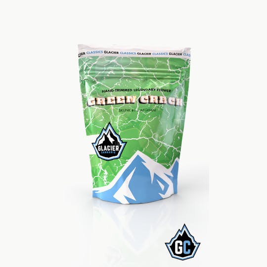 Glacier Cannabis - Glacier | Green Crack 8th Prepack 3.5g Legendary Hand-Trimmed Flower - 1