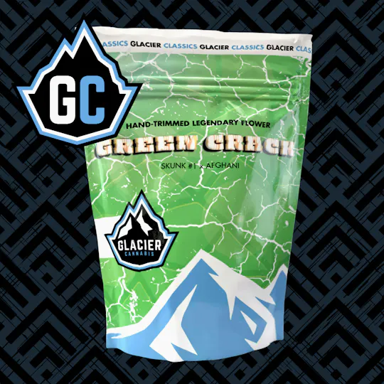 Glacier Cannabis - Glacier Cannabis | Green Crack | Prepacked Flower | 3.5g - 1