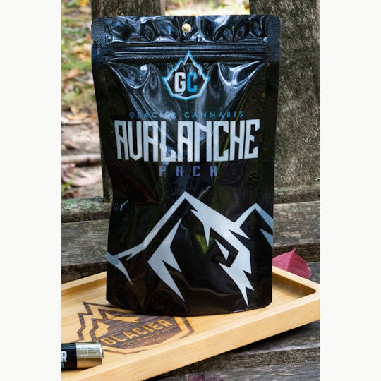 Glacier Cannabis - Glacier | Red Velvet Avalanche Pack 28g Pre-Ground Frosty Flower - 1