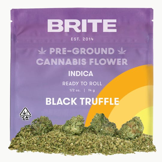 Brite Labs - BRITE Pre-Ground Sun-Grown Flower (14g) - Indica - Black Truffle - 1