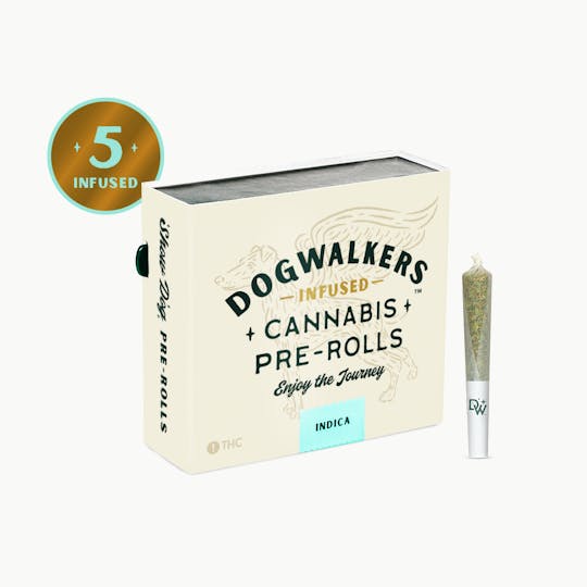 Dogwalkers - Dogwalkers Baklava 5 Pack Mini Show Dogs Infused Pre Rolls .45g - 1