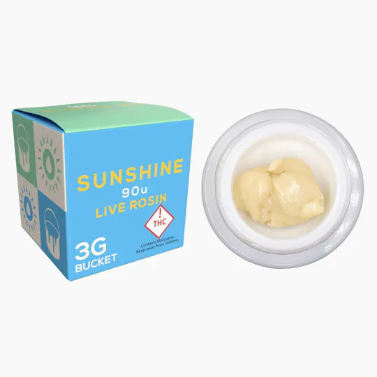 Sunshine - Rainbow Push Pops | 90u Rosin | 3g Bucket - 1