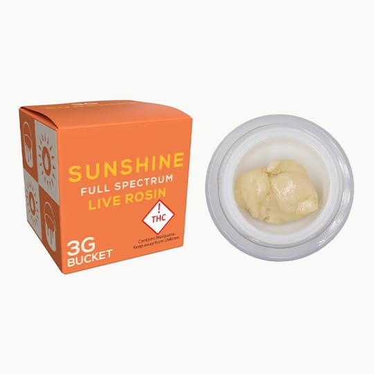 Sunshine - Banana Crush | Full Spec Rosin | 3G Bucket - 1